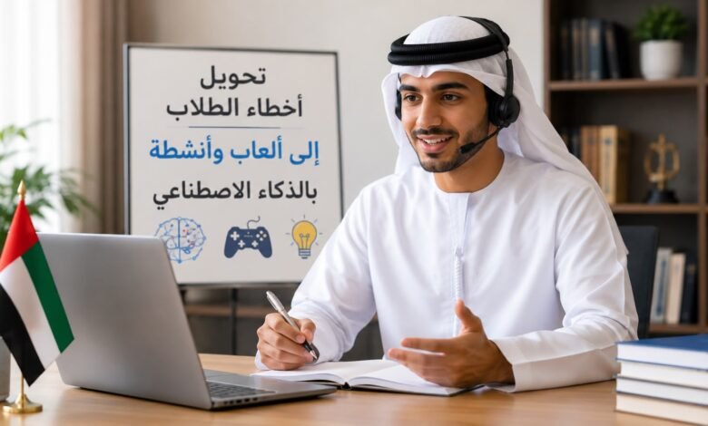 دورة مجانية تحول أخطاء الطلبة لألعاب تعليمية بالذكاء الاصطناعي